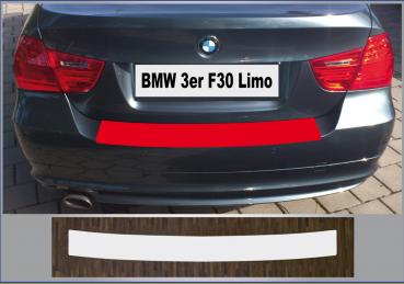 Lackschutzfolie Ladekantenschutz transparent 150 µm für BMW 3er F30 Limousine 2012 - 2019